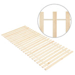ZNTS Roll-up Bed Base with 23 Slats 80x200 cm Solid Pinewood 285783