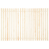 ZNTS Roll-up Bed Base with 23 Slats 120x200 cm Solid Pinewood 285786