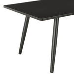 ZNTS Coffee Table Black 120x60x46 cm 20281