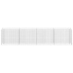 ZNTS Gabion Raised Bed Galvanised Steel 360x30x90 cm 145643