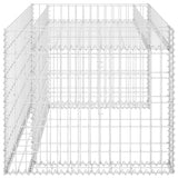 ZNTS Lawn Mower Garage with Raised Bed 110x80x60 cm Steel Wire 145655