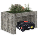 ZNTS Lawn Mower Garage with Raised Bed 110x80x60 cm Steel Wire 145655