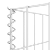 ZNTS H-Shaped Gabion Planter Steel Wire 260x40x80 cm 145660
