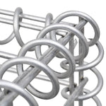 ZNTS H-Shaped Gabion Planter Steel Wire 260x40x120 cm 145662