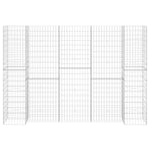 ZNTS H-Shaped Gabion Planter Steel Wire 260x40x180 cm 145664