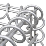 ZNTS H-Shaped Gabion Planter Steel Wire 260x40x180 cm 145664
