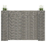 ZNTS H-Shaped Gabion Planter Steel Wire 260x40x180 cm 145664