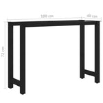 ZNTS Dining Table Leg H Frame 100x40x72 cm 285133
