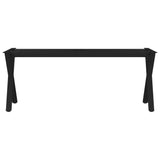 ZNTS Bench Leg X Frame 105x36x42 cm 285157