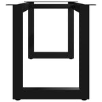 ZNTS Bench Leg O Frame 105x36x42 cm 285163