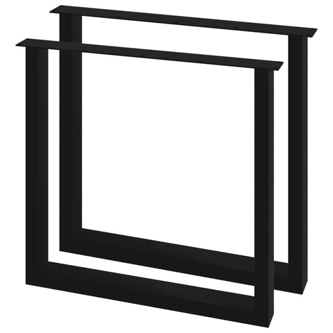 ZNTS Dining Table Legs 2 pcs O Frame 80x72 cm 285172