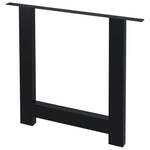 ZNTS Dining Table Legs 2 pcs H Frame 80x72 cm 285175