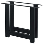 ZNTS Dining Table Legs 2 pcs H Frame 80x72 cm 285175