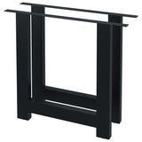 ZNTS Dining Table Legs 2 pcs H Frame 80x72 cm 285175