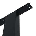 ZNTS Dining Table Legs 2 pcs H Frame 80x72 cm 285175