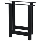 ZNTS Dining Table Legs 2 pcs H Frame 70x72 cm 285176