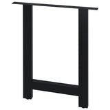 ZNTS Dining Table Legs 2 pcs H Frame 70x72 cm 285176