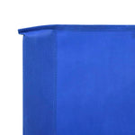 ZNTS 3-panel Wind Screen Fabric 400x160 cm Azure Blue 47153