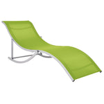 ZNTS Folding Sun Loungers 2 pcs Green Textilene 47787