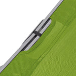 ZNTS Folding Sun Loungers 2 pcs Green Textilene 47787