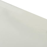 ZNTS Outdoor Lounge Bed with Canopy Cream White 48071