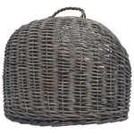 ZNTS Cat Transporter Grey 60x45x45 cm Natural Willow 170906