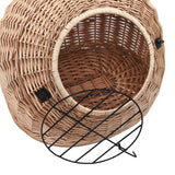 ZNTS Cat Transporter 50x42x40 cm Natural Willow 170908