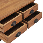 ZNTS Coffee Table 68x68x30 cm Solid Teak Wood 286274