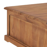 ZNTS Coffee Table 68x68x30 cm Solid Teak Wood 286274