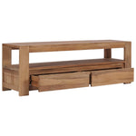 ZNTS TV Cabinet 120x30x40 cm Solid Teak Wood 286277