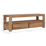 ZNTS TV Cabinet 120x30x40 cm Solid Teak Wood 286277