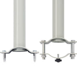 ZNTS Patio Retractable Side Awning 160x300 cm Blue 48350