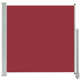 ZNTS Patio Retractable Side Awning 160x300 cm Red 48351