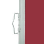 ZNTS Patio Retractable Side Awning 140x500 cm Red 48397