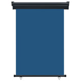 ZNTS Balcony Side Awning 120x250 cm Blue 48420