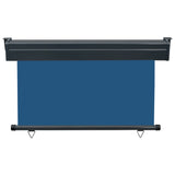 ZNTS Balcony Side Awning 120x250 cm Blue 48420