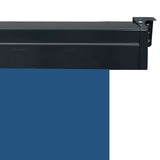 ZNTS Balcony Side Awning 120x250 cm Blue 48420
