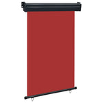 ZNTS Balcony Side Awning 120x250 cm Red 48421