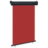 ZNTS Balcony Side Awning 120x250 cm Red 48421