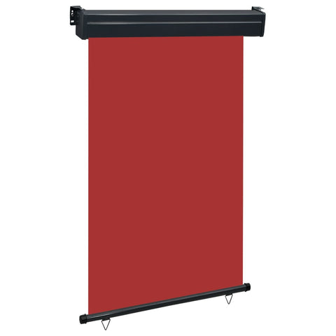 ZNTS Balcony Side Awning 120x250 cm Red 48421
