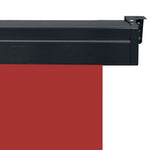 ZNTS Balcony Side Awning 120x250 cm Red 48421