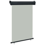ZNTS Balcony Side Awning 120x250 cm Grey 48422