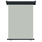 ZNTS Balcony Side Awning 120x250 cm Grey 48422
