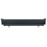ZNTS Balcony Side Awning 120x250 cm Grey 48422