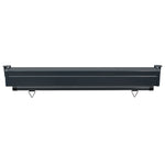 ZNTS Balcony Side Awning 120x250 cm Brown 48423