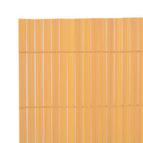 ZNTS Double-Sided Garden Fence 170x300 cm Yellow 146081