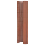 ZNTS Double-Sided Garden Fence 170x300 cm Brown 146082