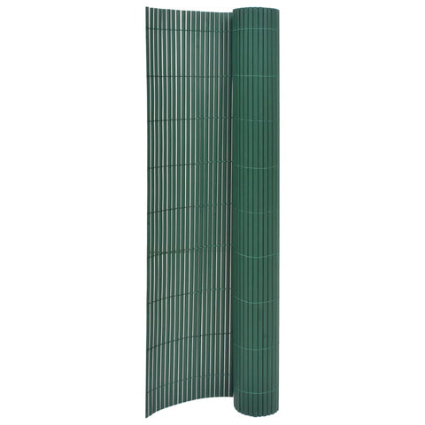 ZNTS Double-Sided Garden Fence 170x500 cm Green 146085