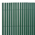ZNTS Double-Sided Garden Fence 170x500 cm Green 146085