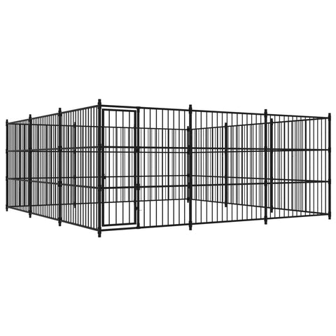 ZNTS Outdoor Dog Kennel 450x450x185 cm 170896